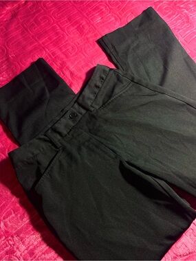‘Fourmy’ Classic Black Straight Leg Slacks